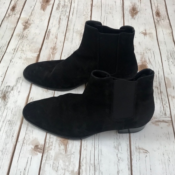 Yves Saint Laurent Other - Yves Saint Laurent Heidi Suede Chelsea Boots 11.5